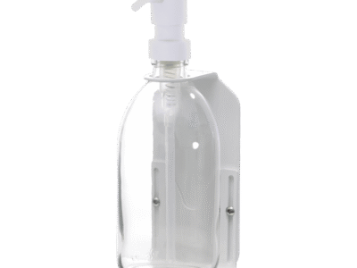 White Single Wall Mounted Soap Dispenser