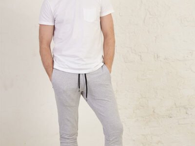 V-Neck Pocket Regular Fit Organic Cotton Jersey T-Shirt