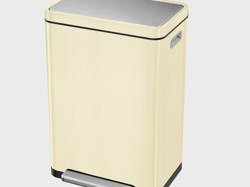 X Cube Recycling Bin, 20+20L By EKO | Colour Option: Cream